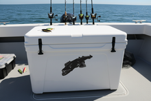Load image into Gallery viewer, Esky Boat Deck flathead decal silhouette
