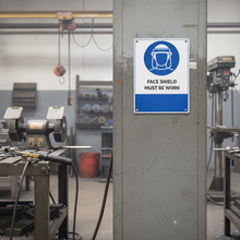 Load image into Gallery viewer, Face Shield in welding area
