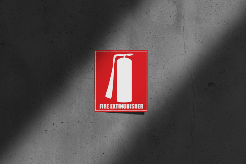 Fire Extinguisher Sticker Hero Image