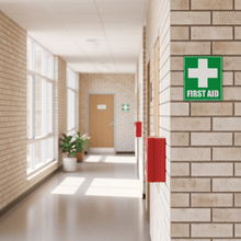 Load image into Gallery viewer, First Aid Sign School
