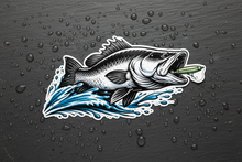 Load image into Gallery viewer, Flat Lay Water Droplets barra sticker
