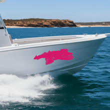 Load image into Gallery viewer, Flathead Fish Sticker – Pink
