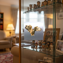 Load image into Gallery viewer, Flying Owl on Glass Cabinet
