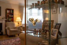 Load image into Gallery viewer, Flying Owl on Glass Cabinet
