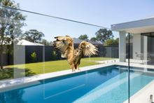 Load image into Gallery viewer, Flying Owl on Pool Fence

