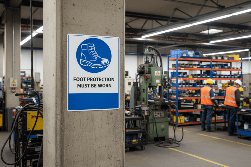 Foot Protection in warehouse