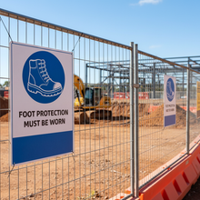 Load image into Gallery viewer, Foot Protection on construction fence
