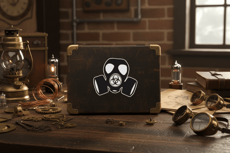 Gas Mask Hazard on Tablet