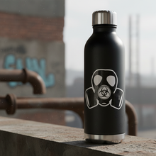 Load image into Gallery viewer, Gas Mask Hazard on Water Bottle
