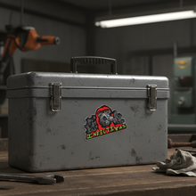 Load image into Gallery viewer, Gas Mask on Toolbox
