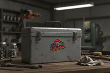 Load image into Gallery viewer, Gas Mask on Toolbox

