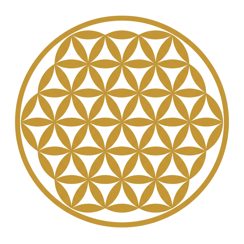 Gold Circle of Life sticker