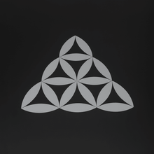 Load image into Gallery viewer, Grey Alien Sacred Geometry Sticker
