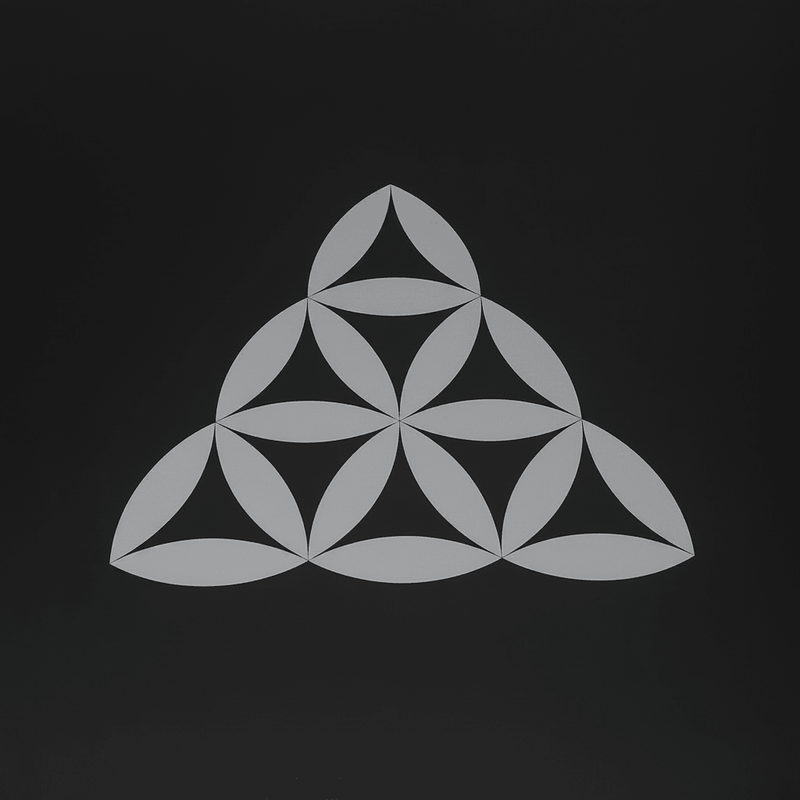 Grey Alien Sacred Geometry Sticker