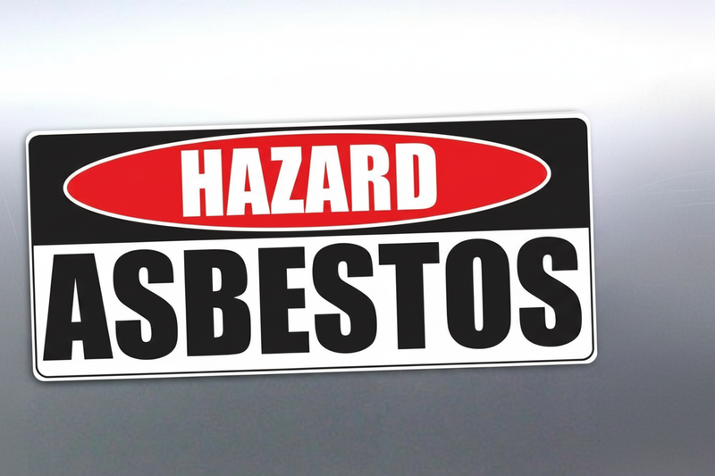 Hazard Asbestos Sign