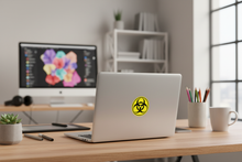 Load image into Gallery viewer, Hazard Symbol on Laptop
