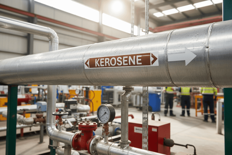 Industrial Heating System with Arrow