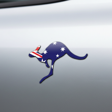 Load image into Gallery viewer, Kangaroo sticker on car door close-up
