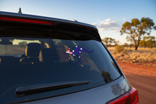 Load image into Gallery viewer, Kangaroo sticker on car window
