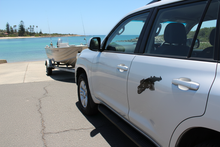 Load image into Gallery viewer, LandCruiser Door flathead decal silhouette 
