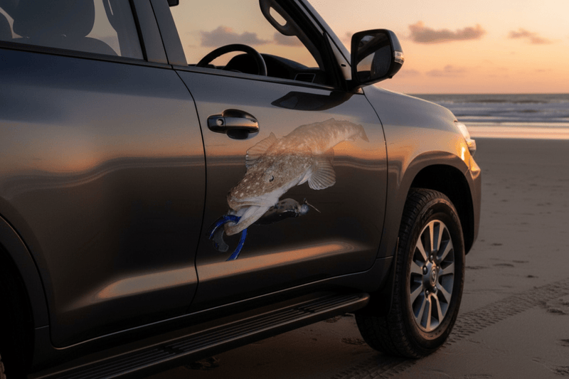 LandCruiser Sunset flathead decal lure