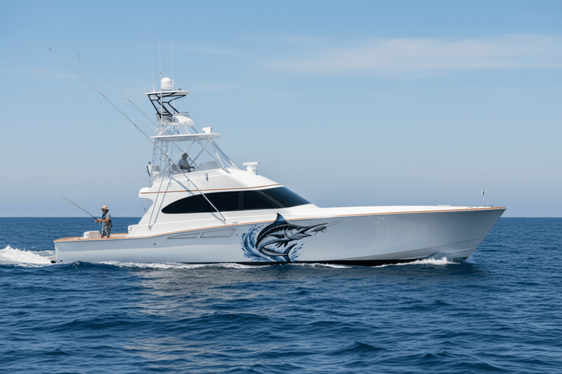 Marlin decal Full Length – Scale Reference