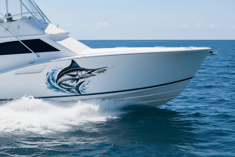 Marlin sticker Hero – Boat Hull