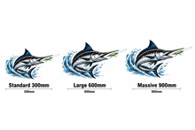 Load image into Gallery viewer, Marlin Sticker Size Chart v2
