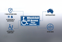 Load image into Gallery viewer, Material Quality &amp; Accessibility Compliance Graphic
