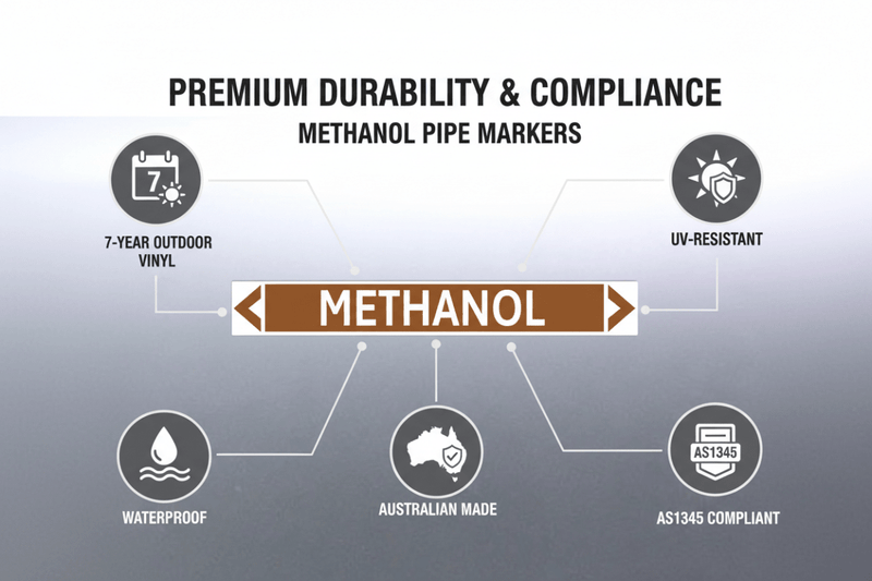Material Quality & AS1345 Compliance Graphic