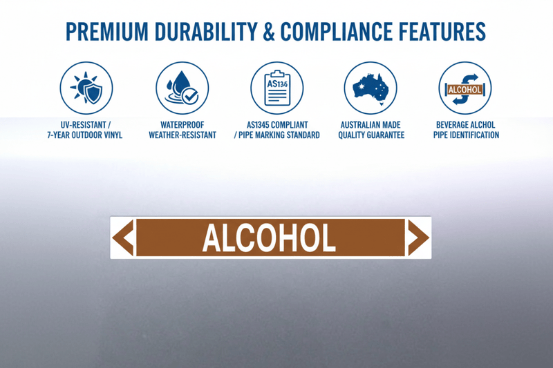 Material Quality & AS1345 Compliance Graphic
