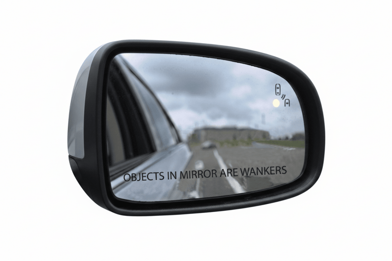 Minimalist mirror mockup