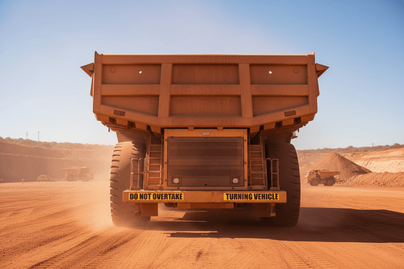 Mining dump truck