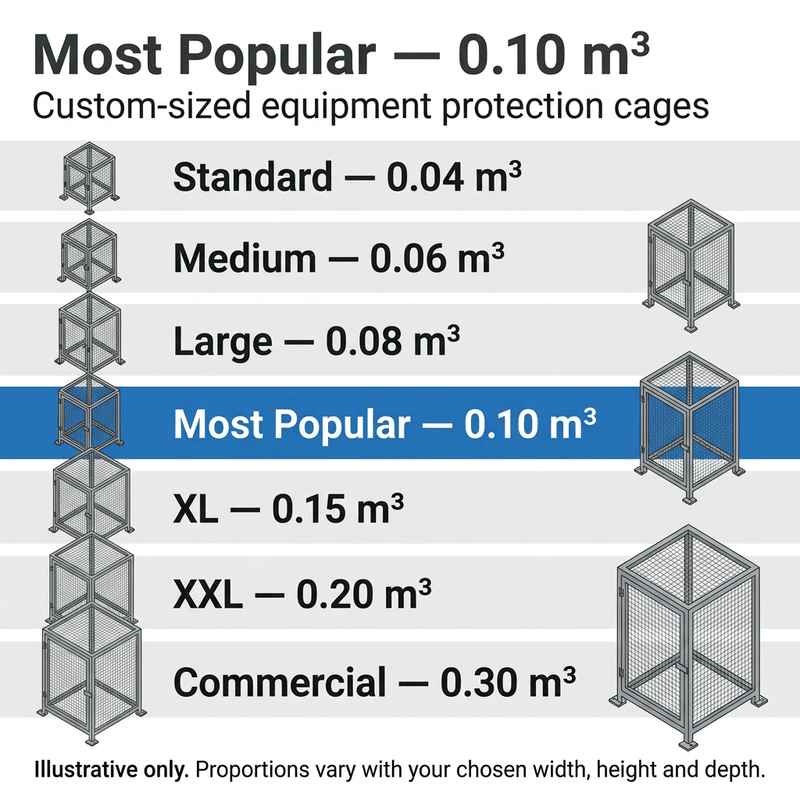 Most Popular size highlighted