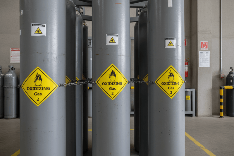 Multiple cylinders in storage