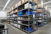 Load image into Gallery viewer, Multiple stickers on warehouse chemical storage
