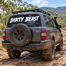 Load image into Gallery viewer, Name on car Sticker, Dirty Beast 4x4 concept
