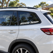 Load image into Gallery viewer, Name on car Sticker, Weekend Therapy concept

