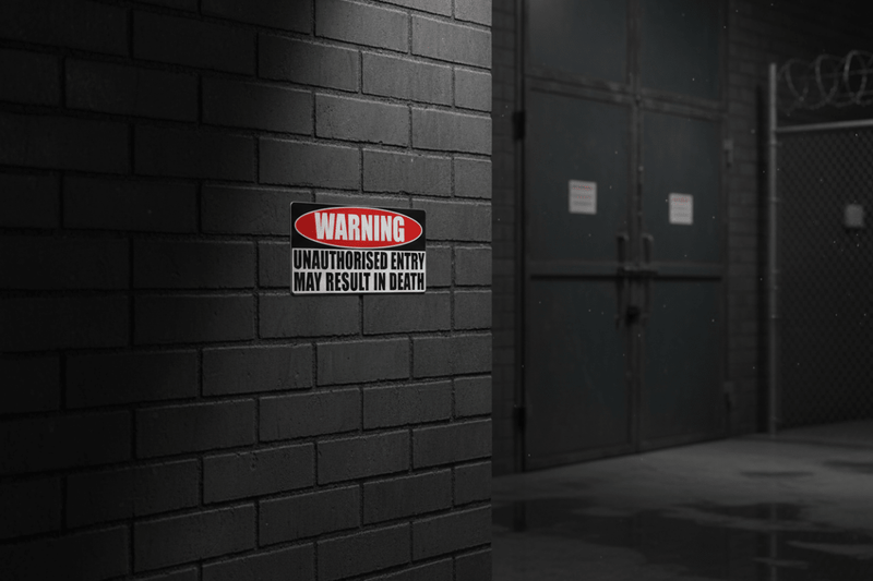 No Entry – Concrete Wall
