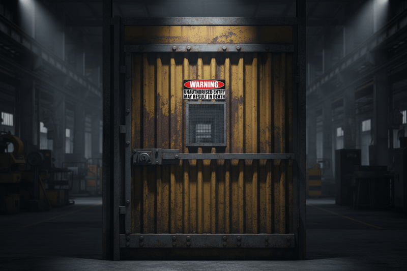 No Entry – Industrial Door