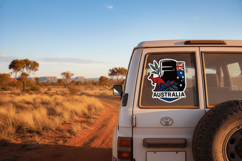 On 4x4 Window - Australia Day
