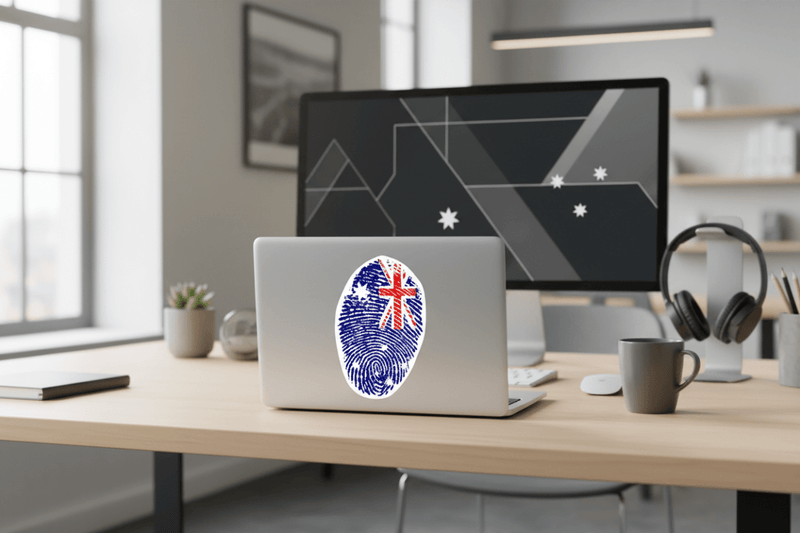 On Laptop