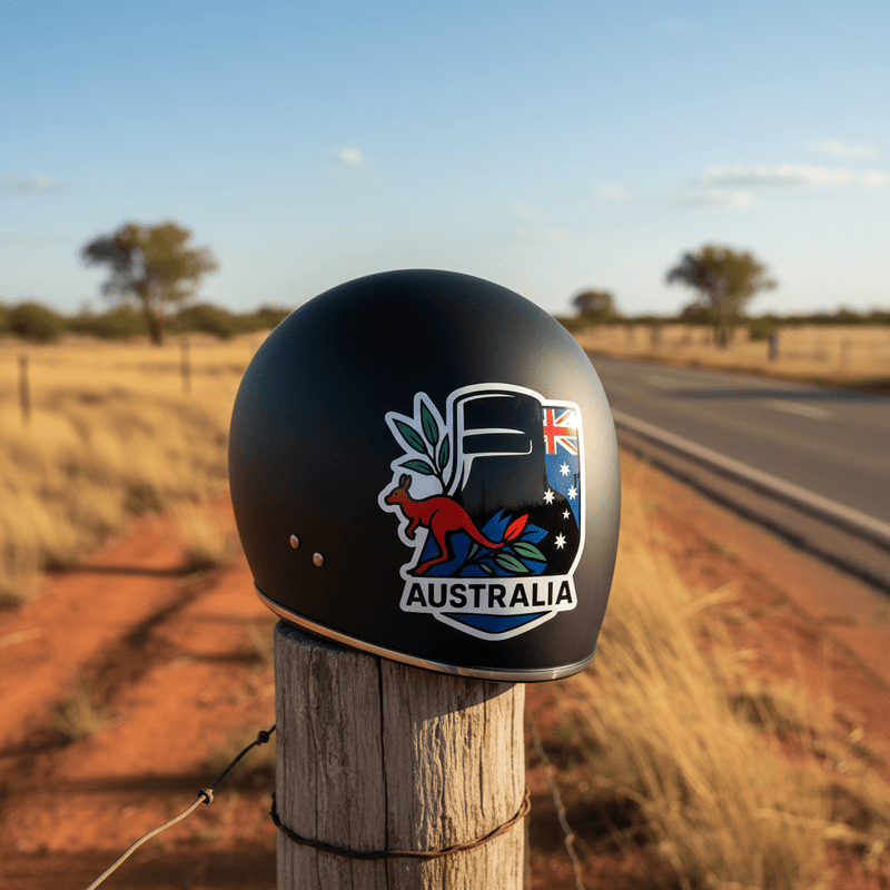 On Motorcycle Helmet