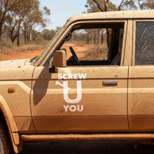 Load image into Gallery viewer, On muddy LandCruiser side panel
