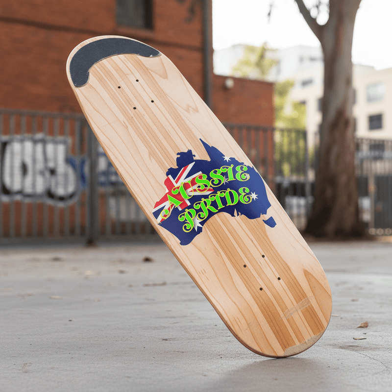 On Skateboard