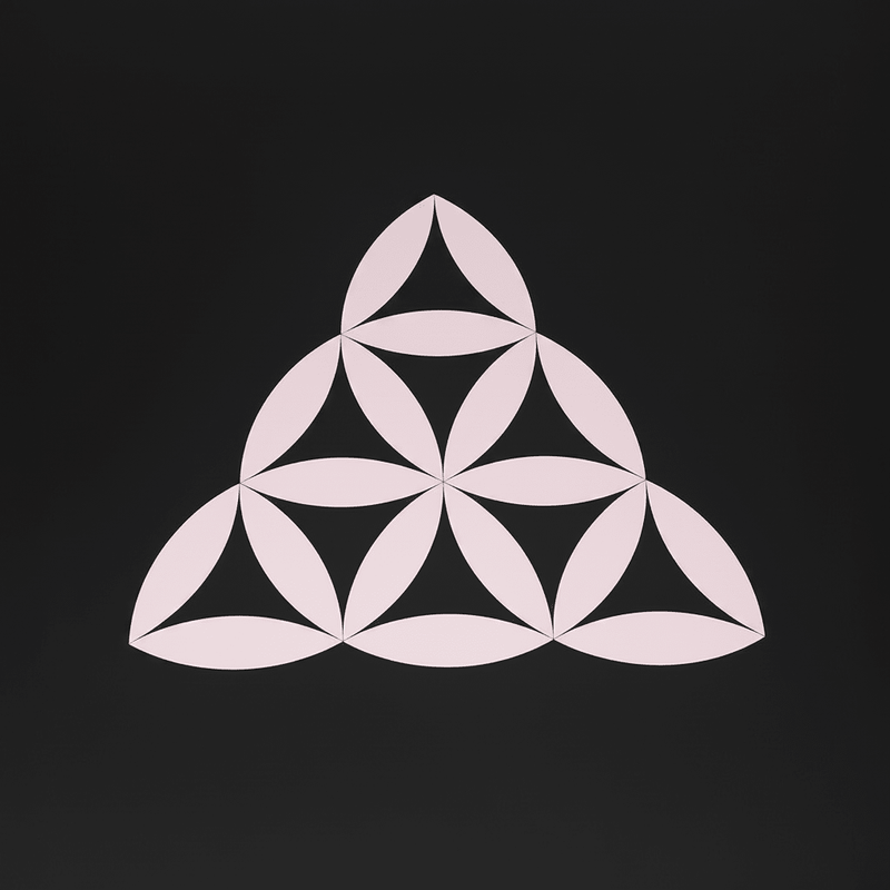 Pink Alien Sacred Geometry Sticker