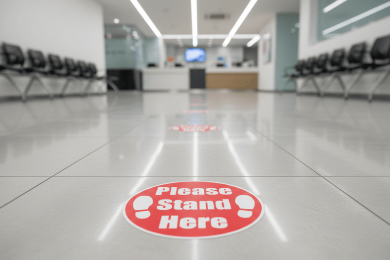 Please Stand Here – Queue Line