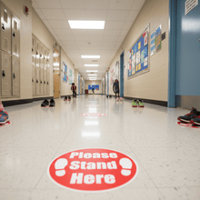 Load image into Gallery viewer, Please Stand Here – School Hallway
