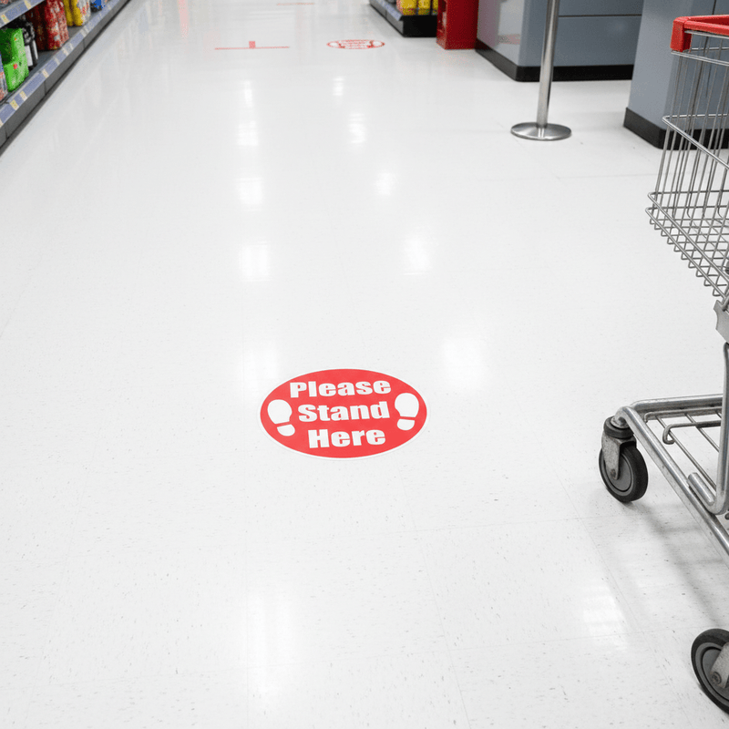 Please Stand Here – Supermarket