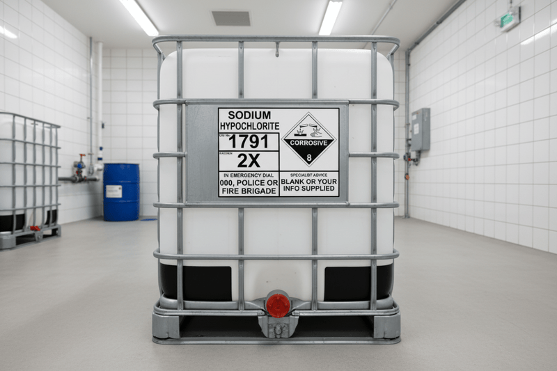 Pool chemical IBC